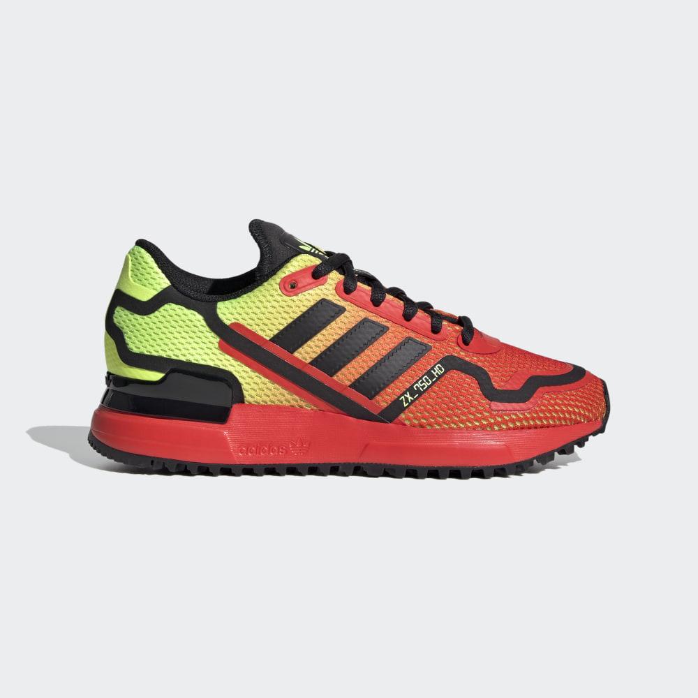 Adidas Boys' ZX 750 HD Originals Shoes Yellow/Black/Red Ireland FV8591